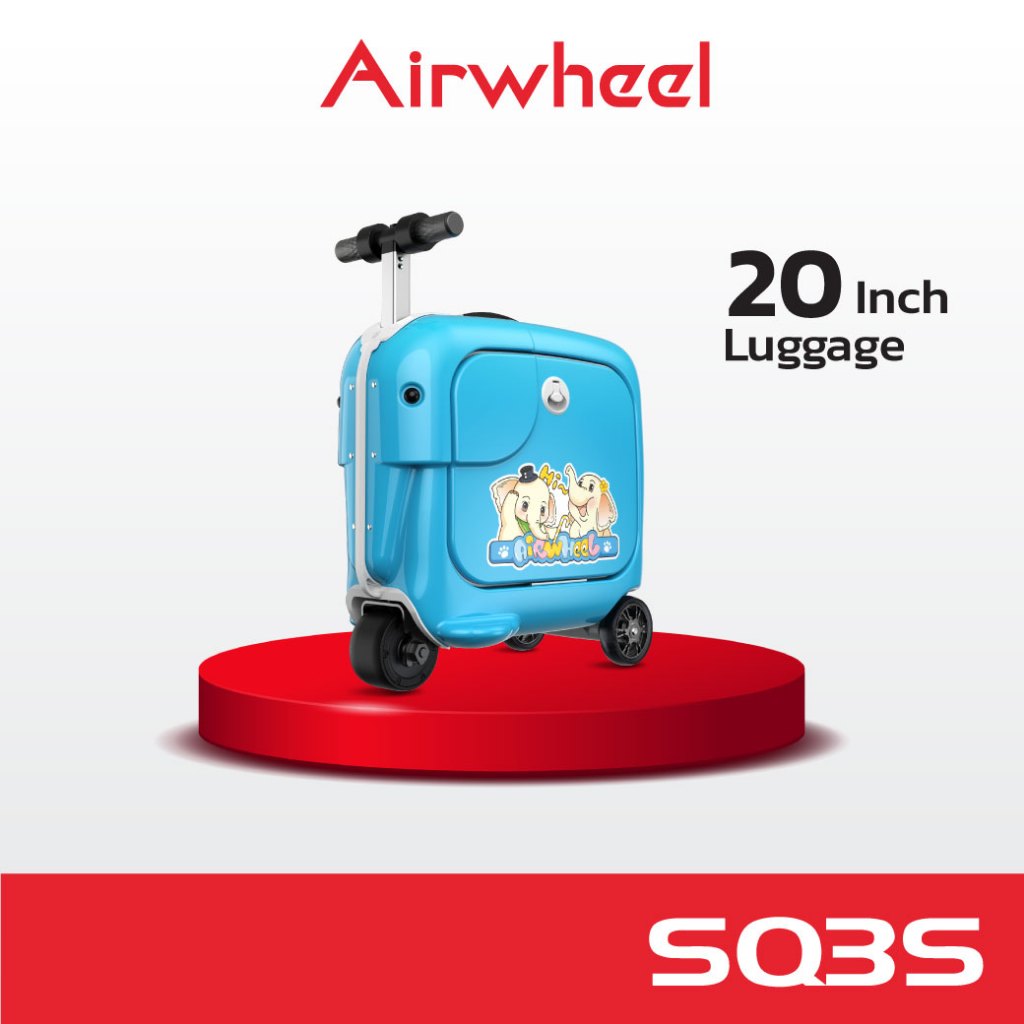 Airwheel SQ3S สีฟ้า (Blue) กระเป๋าเดินทางไฟฟ้าสำหรับเด็ก 6-10 ปี ใหม่ล่าสุด