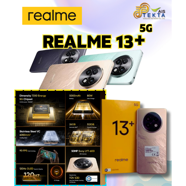 สมาร์ทโฟน Realme 13 (12+256GB)  (5G)