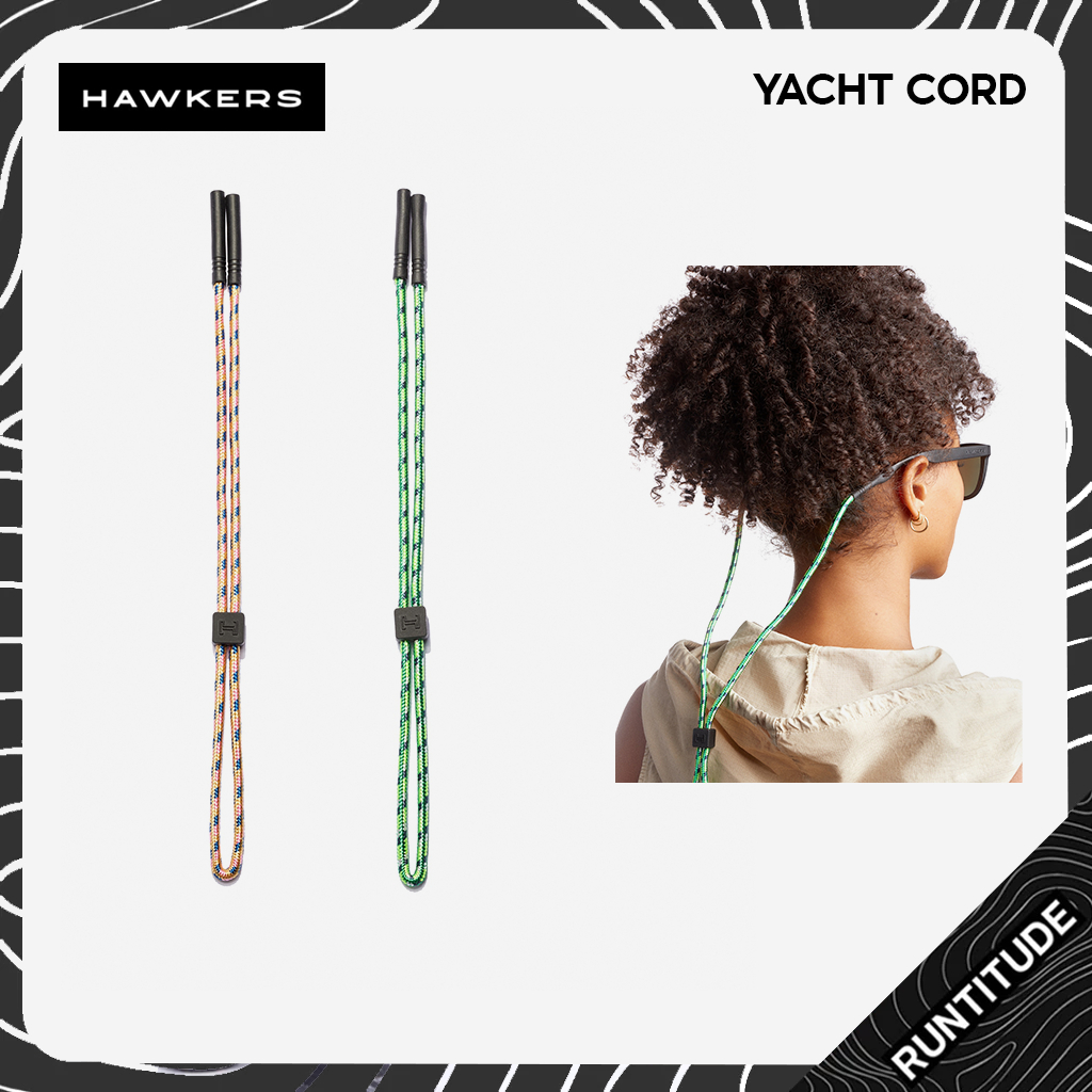 HAWKERS YACHT CORD สายคล้องแว่นกันแดดดีไซน์พรีเมียม สำหรับคนรักกิจกรรมกลางแจ้ง