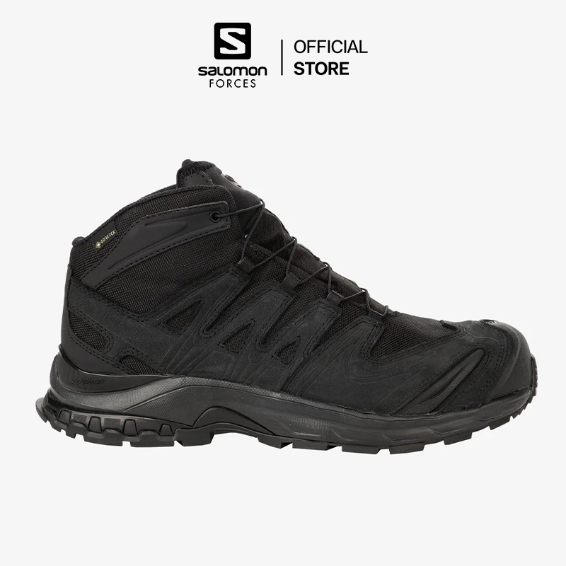 Salomon Forces - XA Forces Mid Wide GTX En [Black] รองเท้าเดินป่า สีดำ รองเท้าคอมแบท กันน้ำได้ สำหรับหน้าเท้ากว้าง