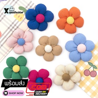 (ส่งด่วน)xspeedfashion(X2266) เข็มกลัดดอกไม้สีสันน่ารัก ขนาด…