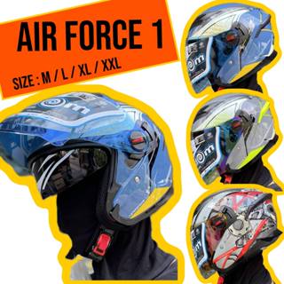 หมวกกันน็อค INDEX RANDOM AF 1 แว่น2ชั้น