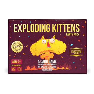 Exploding Kittens Party Pack Card Board Game (ภาษาอังกฤษ) - บอร์ดเกม เกมค้าเพชร