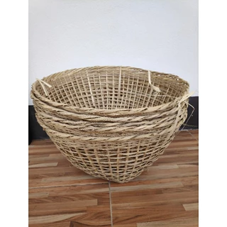 ตระกร้าไม้ไผ่,เข่งไม้ไผ่, รังไก่ไข่ ขนาด 43-45 cm. วัสดุทำจากไม้ไผ่ [จำนวน 1 ใบ]