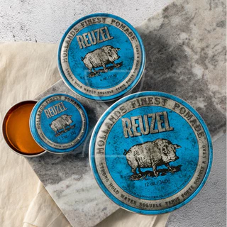 (พร้อมส่ง/ของแท้) REUZEL BLUE POMADE ช่วยจัดทรงผมให้อยู่ทรงมาก เงา ได้ทุกสภาพเส้นผม