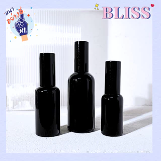 ขวดแก้วสเปรย์สีดำเงาหรูหรา ขนาด 50 ml - 100 ml. - BLISS