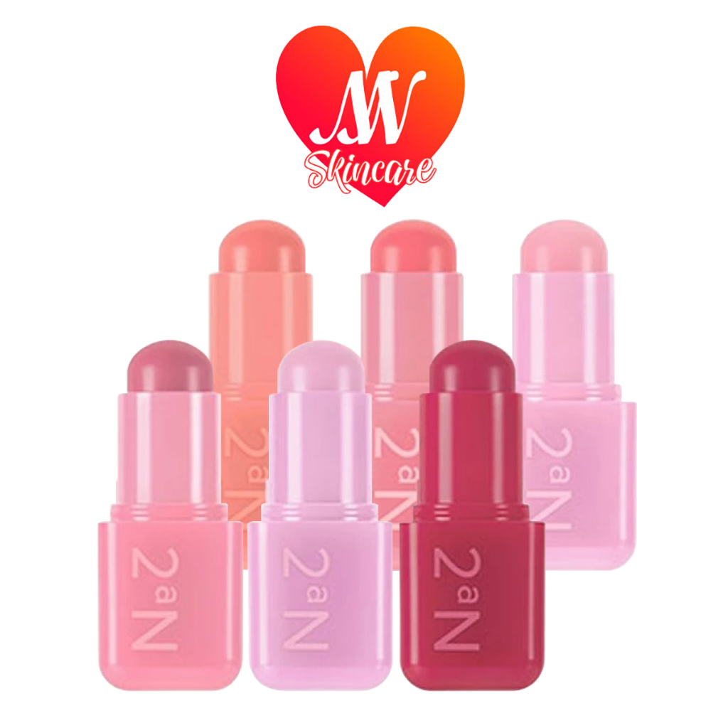 ถูก🔥แท้✔ส่งไวทันใจ🚚 2aN Pocket Cotton Blurring Stick 3.5g   # 54  ลิป&ชีคสติ๊ก ทาได้ทั้งตา แก้ม และป