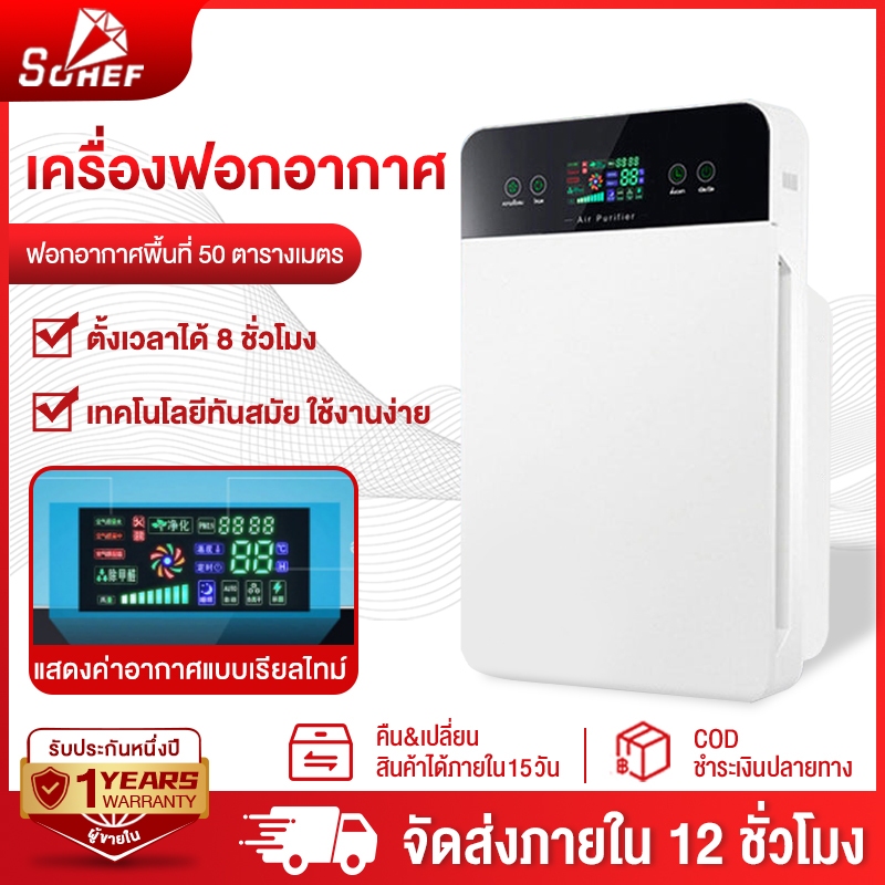 SOHEF အဲကွန်း/လေသန့်စင်စက် HEPA 4 ဆင့် ဖုန်မှုန့်・မီးခိုး・ဓာတ်မတည့်မှုကို စစ်ထုတ် 50 စတုရန်းမီတာအထိ (ထိတွေ့မျက်နှာပြင်) ဘာသာစကားအတွက်