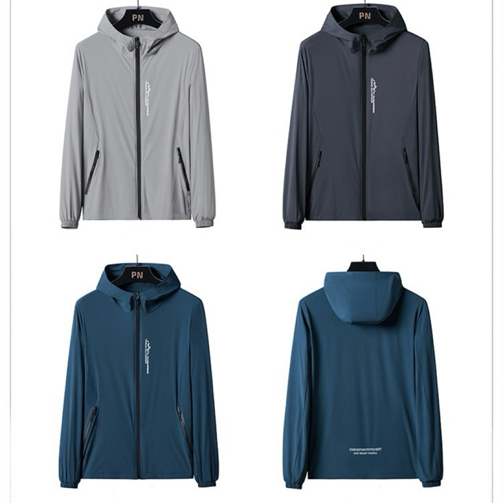 เสื้อกันแดด UPF50+ ผ้าร่ม สำหรับกิจกรรมกลางแจ้ง รุ่นใหม่ ชุดฤดูร้อน ใส่ได้ทั้งชายหญิง มี 3 สีให้เลือก