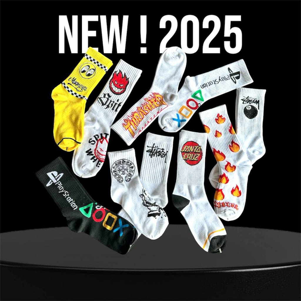 ถุงเท้าสตรีท สเก็ต Street Skate Socks 2025