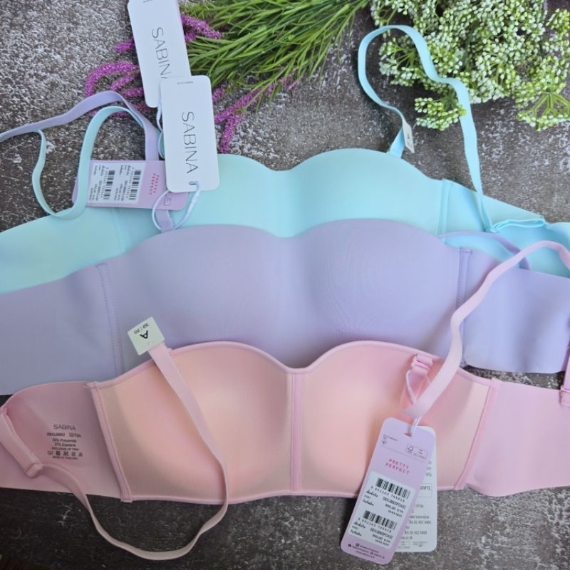 SABINA รหัส SBXU8900 สีใหม่ เสื้อชั้นใน INVISIBLE WIRE (ไม่มีโครง) รุ่น PRETTY PERFECT