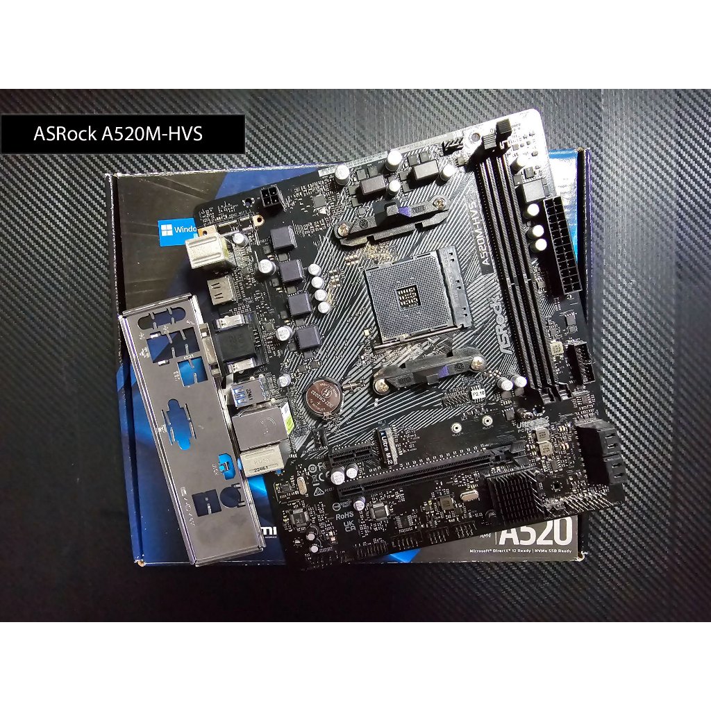 MAINBOARD (เมนบอร์ด) AM4 A520M (มือสอง)