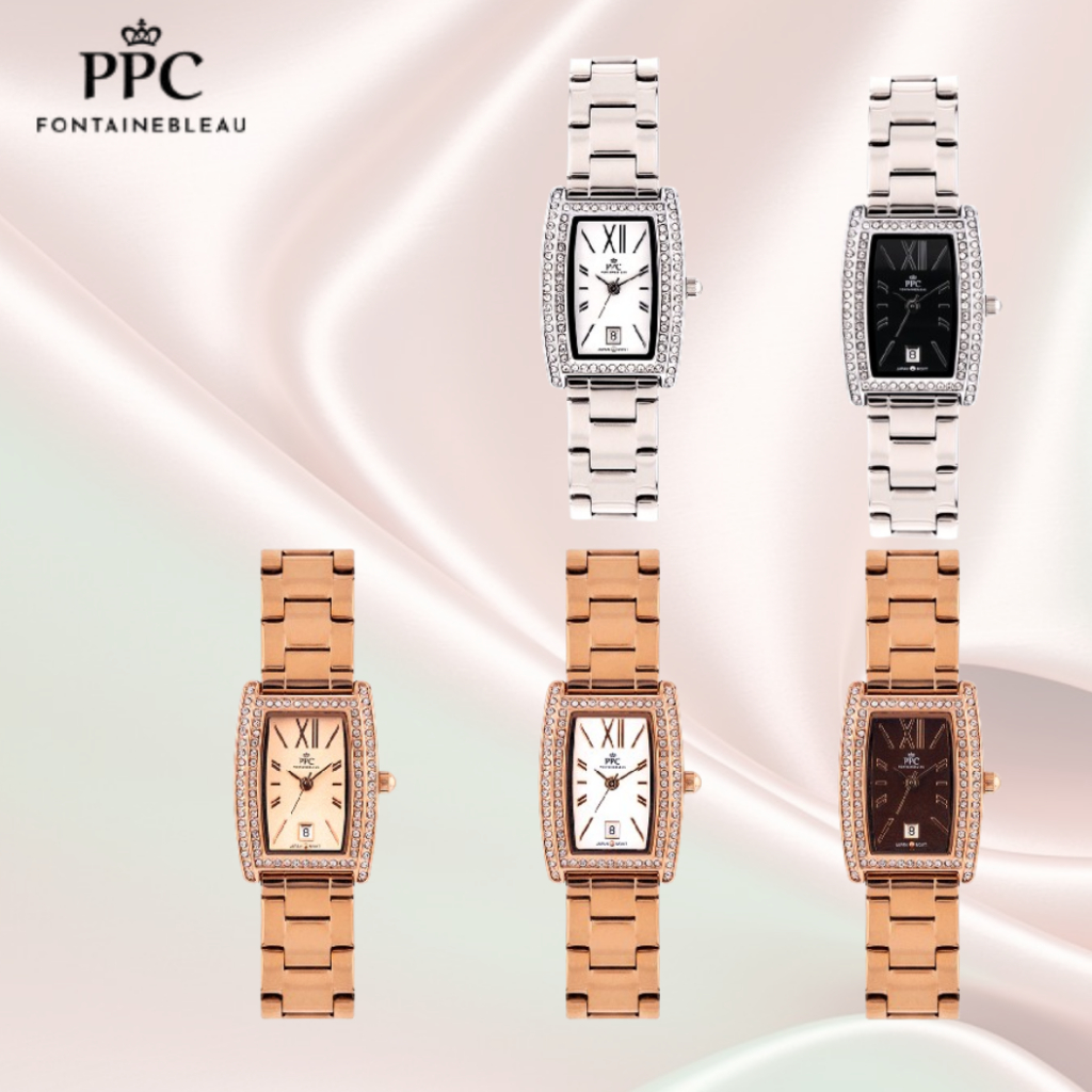 PARIS POLO CLUB รุ่น PPC-EA15 นาฬิกาผู้หญิง นาฬิกาParis Polo สวยหรูของแท้