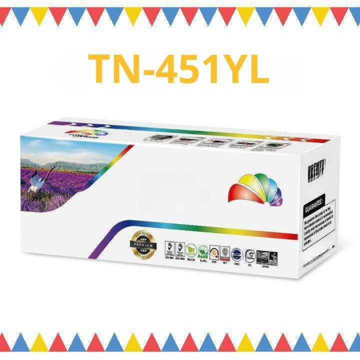TN-451 YL (1.8K) Color box เหลือง / HL-L8260CDW/L8360CDWT/L8360CDW MFC-L8610CDW/L8690CDW/L8900CDW