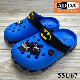 รองเท้าหัวโตเด็ก ลายแบทแมน adda รุ่น 5TD43 / 55U67 ไซส์ 11-3