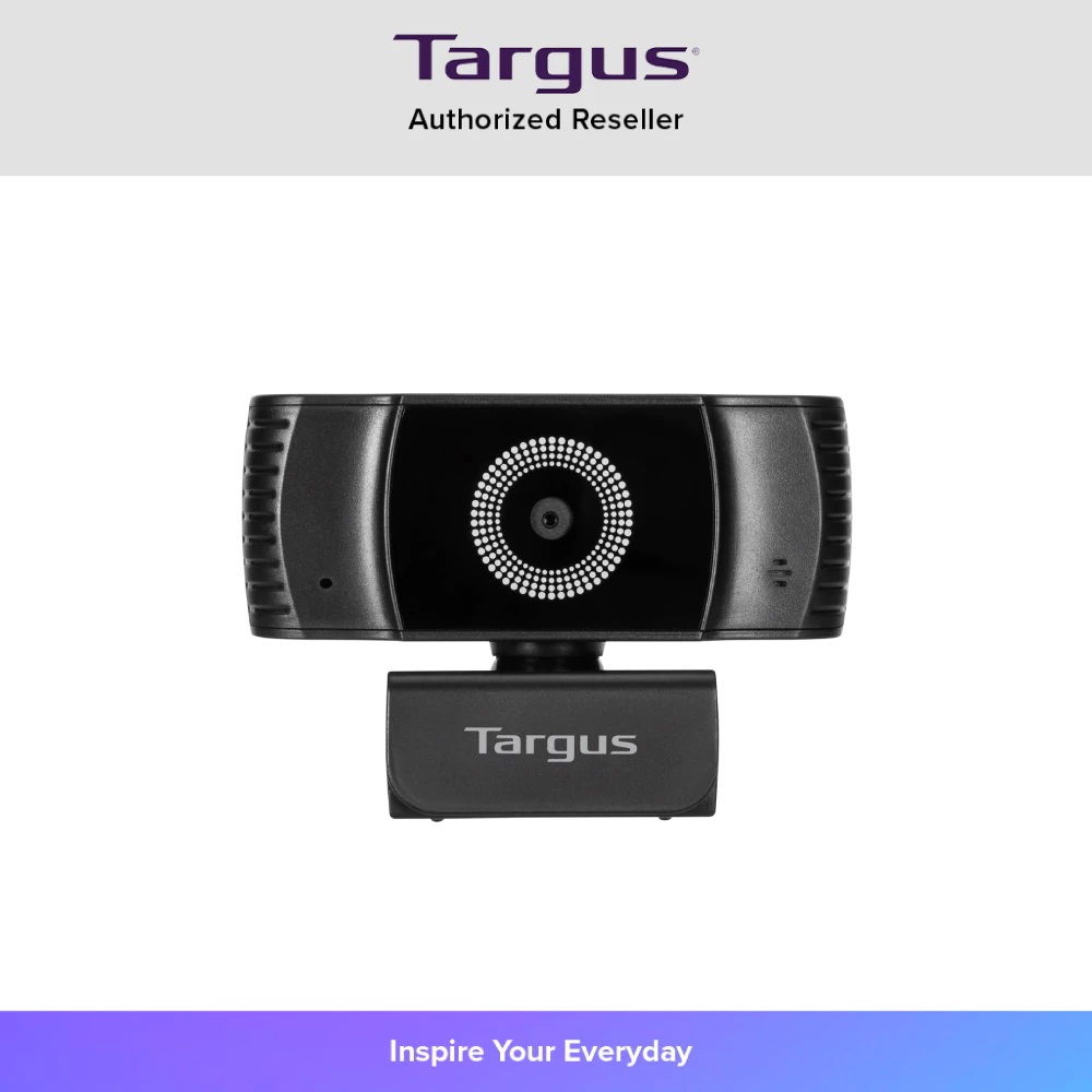 กล้องเว็บแคม Targus (AVC042) Webcam Plus Full HD 30FPS Integrated Microphone USB-A Auto Focus