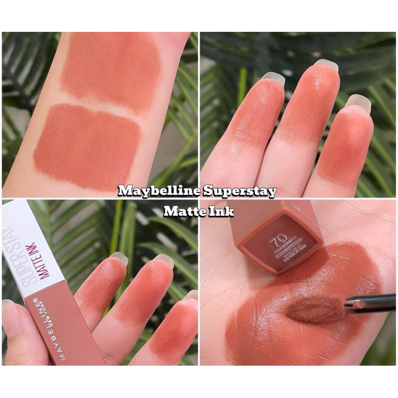 Maybelline รุ่นดัง สีสวยมาก #70 สวยแบบแพงๆ แล้วความทนคือ 10/10 เมเบอลีนรุ่นนี้เป็นลิปแมทท์ที่ทนที่สุดที่เคยใช้มาแล้ว
