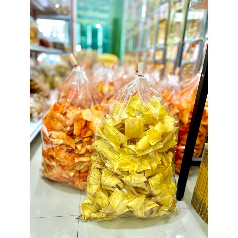 มันทอด 1 กิโลครึ่ง🔥 1500 กรัม🔥 มันสำปะหลังทอด รสปาปริก้าและสาหร่าย - รูปที่ 3