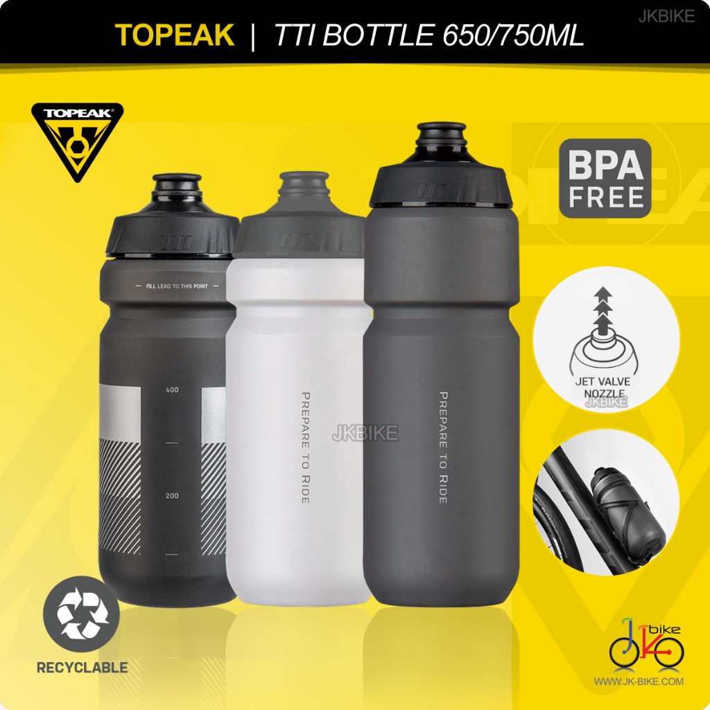 NEW! กระติกน้ำจักรยาน TOPEAK TTI BOTTLE 650ML/750ML