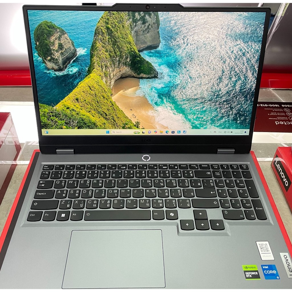 โน๊ตบุ๊ค Lenovo LOQ 15IAX9 83GS00CQTA Luna Gray