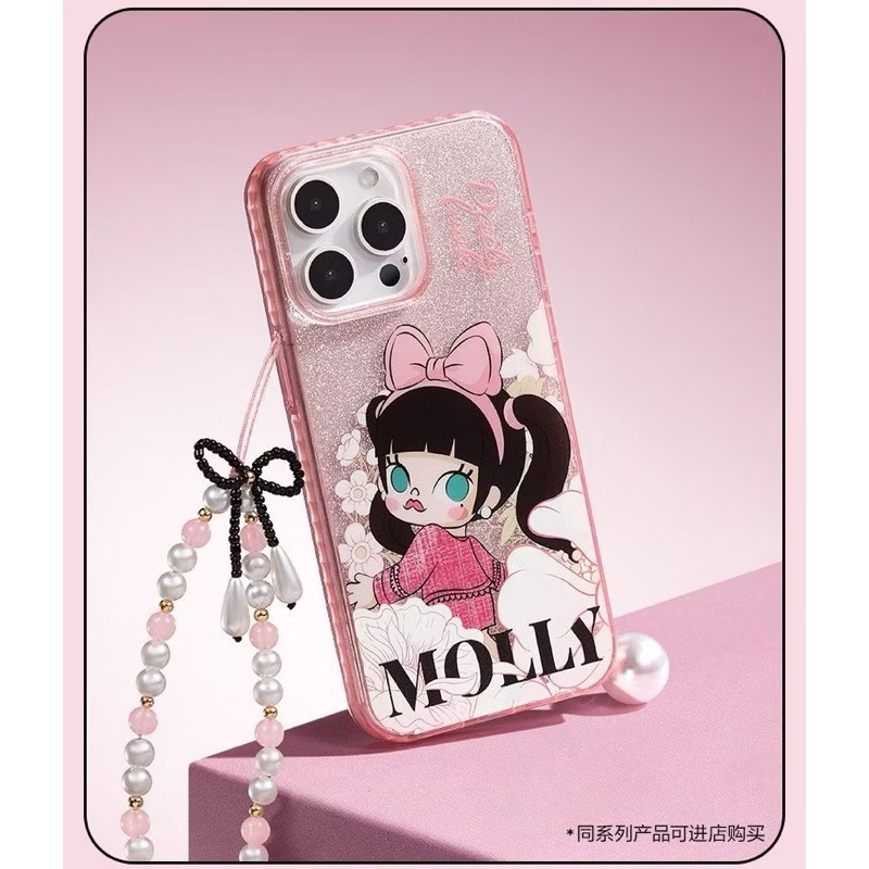 🩷🩷พร้อมส่งจากไทย🇹🇭เคสของแท้ POPMART MOLLY Daily Look Series เคสโทรศัพท์ iPhone 1