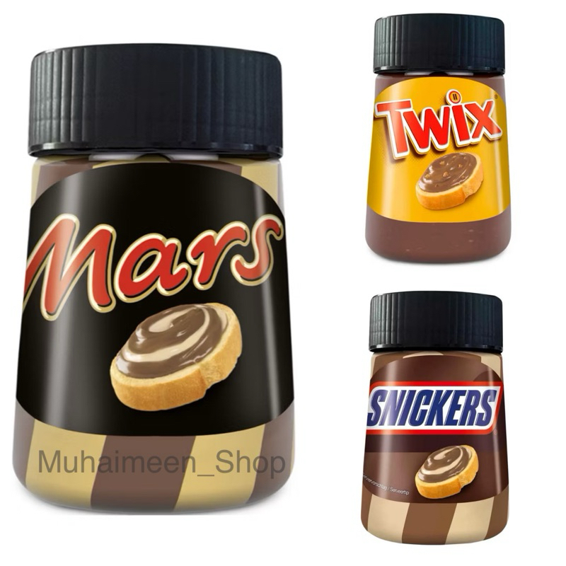 mars Twix snickers แยมช็อคโกแล็ต น้ำหนัก 350 กรัม