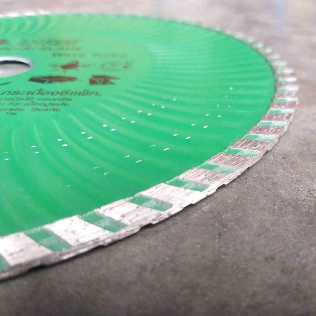 ใบตัดเพชร 7 นิ้ว 9 นิ้ว  ตัดเสาเข็มรูปตัวไอ กระเบื้องซีแพค แผ่นคอนกรีตเสริมเหล็ก แกรนิตโต้ คอนกรีต - รูปที่ 2