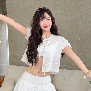 NARYSTUDIO - เสื้อคลุมลูกไม้แขนตุ๊กตา น่ารัก
