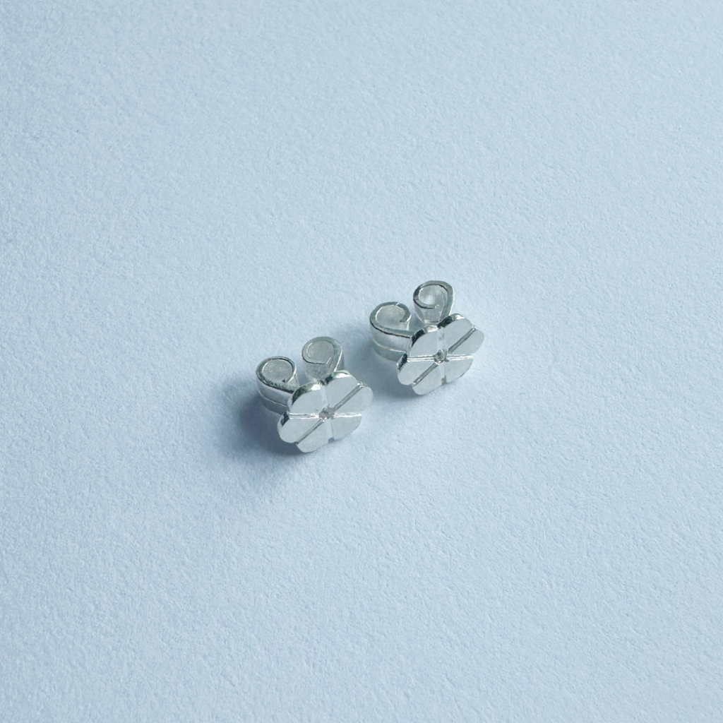 แป้นต่างหู เงินแท้925 ไม่แพ้ ไม่คัน คุณภาพพรีเมี่ยม ขนาดมาตรฐาน มีปั๊มตรา925