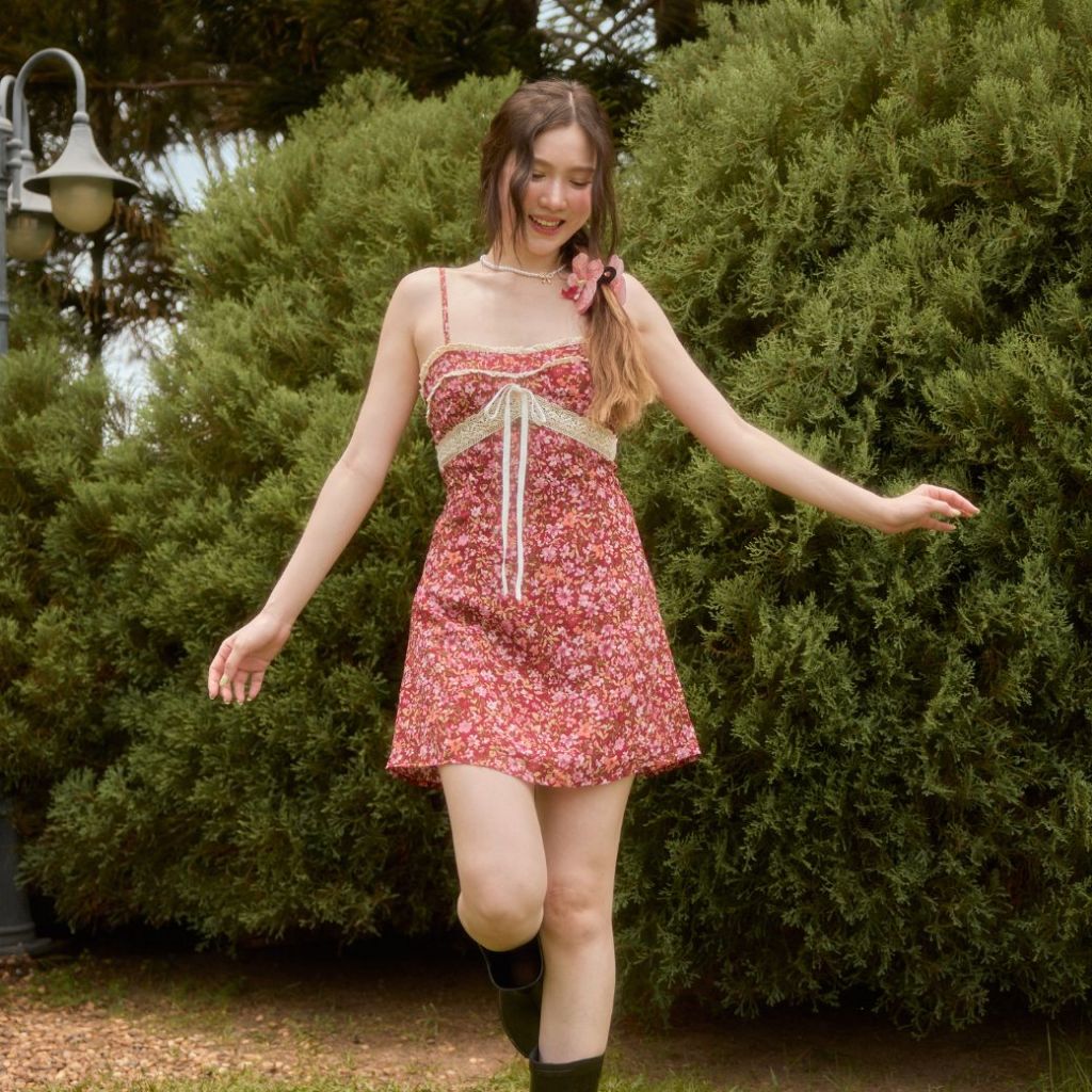 เดรสสั้นรุ่น Aimee Mini Dress | PJKK.STUDLO
