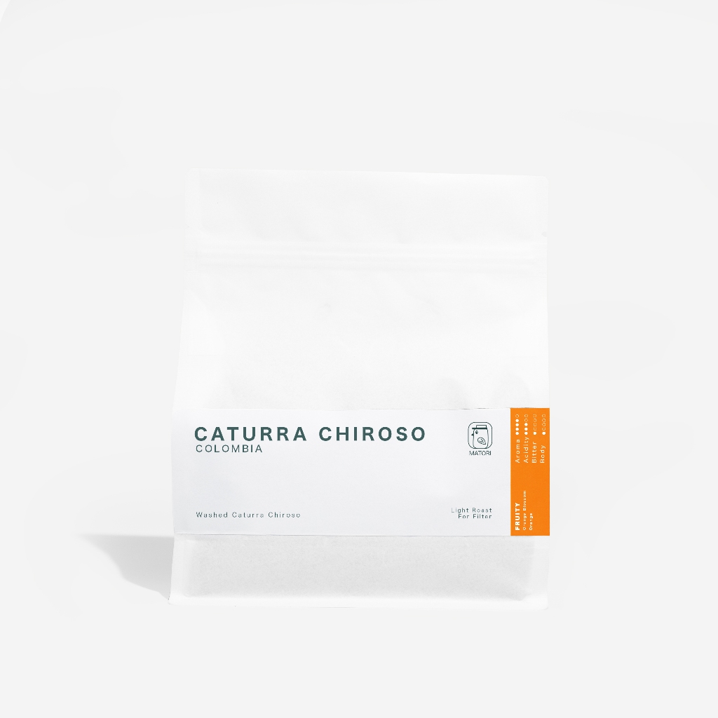 Matori Coffee Roaster เมล็ดกาแฟคั่วอ่อน Colombia, Caturra Chiroso Washed
