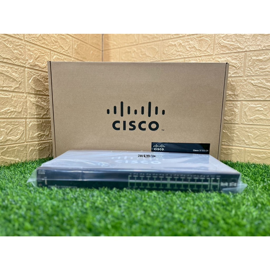 Switch Cisco SF350-24 ( สินค้าสภาพใหม่ /ใช้งานปกติ)