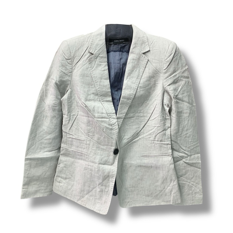 Zara Basics (ฌ/1) เสื้อสูท เบลสเซอร์ Blazers ผู้หญิง รูปที่ 7