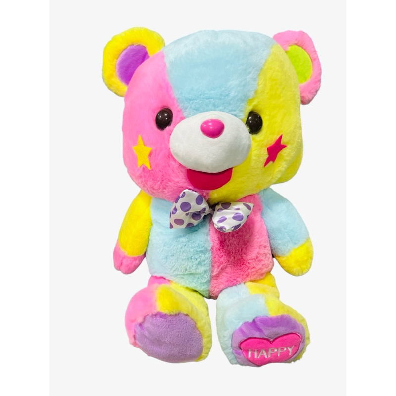ตุ๊กตาหมี Colorful Poppys 🌸AMUFUN พร้อมส่ง🇹🇭