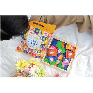 ผลิตใหม่ ไม่ค้างสต๊อก | ส่งฟรี | ส่งไว | ทองม้วนสุธีรา แบบรวม8 รส (Party Pack) 1ถุงมี 24 ซองเล็ก (ขั้นต่ำ 3 ถุง)
