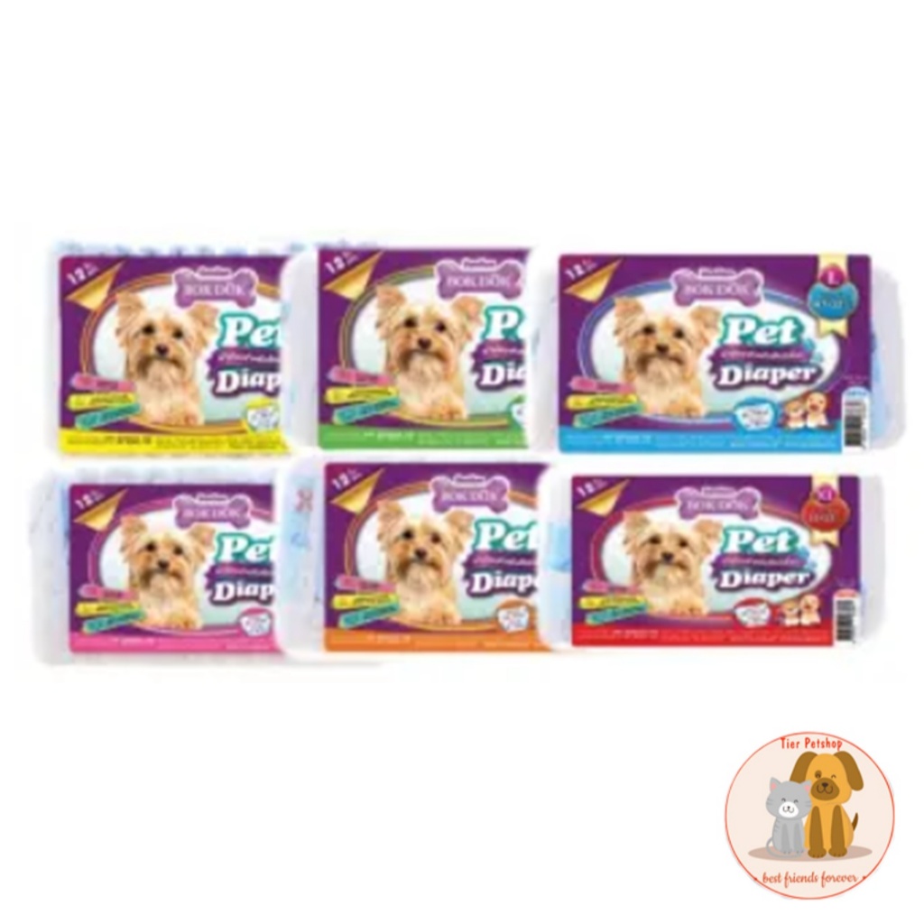 Pet Diapers / BOKDOK Pet Diaper ผ้าอ้อมสุนัข แมว 1 pack