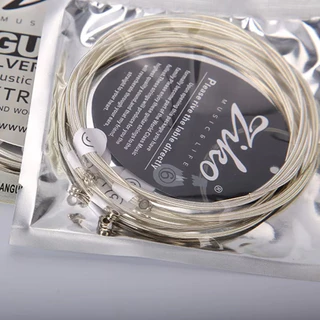 [ของแท้100% ] Ziko สายกีตาร์โปร่งเคลือบเงิน เบอร์ 010/011/012 รุ่น DUS