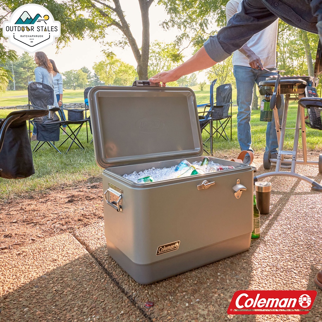 Coleman JP 54 QT Steel Belted Cooler Sage
