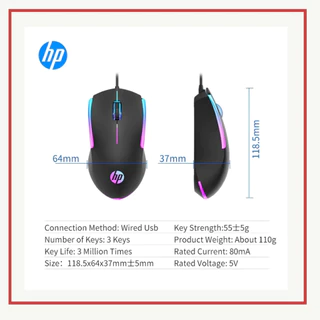 [พร้อมส่ง] เมาส์เกมมิ่ง Gaming Mouse HP M160