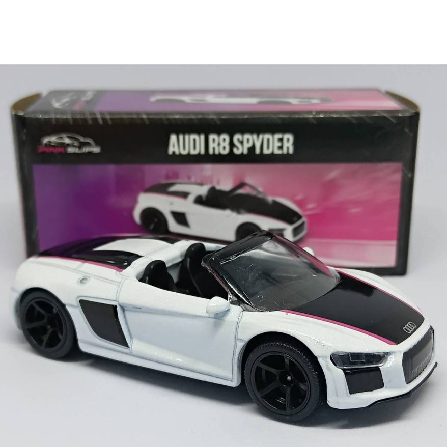 โมเดลรถ JADA / MAJORETTE AUDI R8 MK2 SPYDER SCALE 1:58 IN Package.