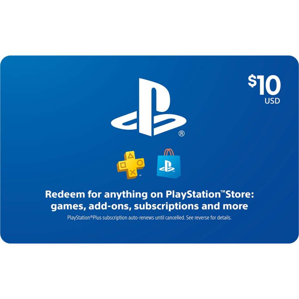 PSN:Playstation Gift Card 10 USD CODE