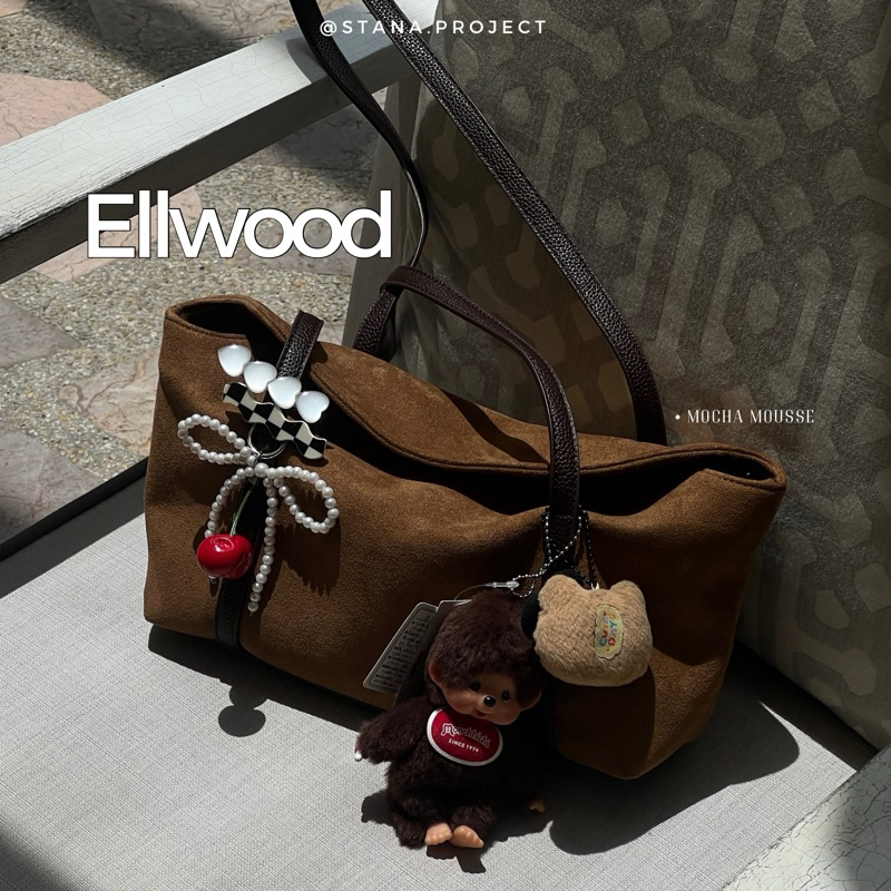 STANA | Ellwood Bag (พร้อมส่ง) กระเป๋าสะพายข้างใบใหญ่ หนังกลับ - @stana.project