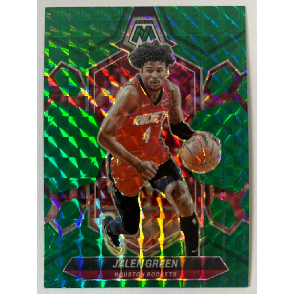 2023-2024 Panini Mosaic #51  Jalen Green Green Mosaic