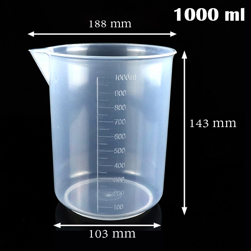 ถ้วยตวง ขนาด 1000 ml ชั่งได้ 100 - 1000 ml