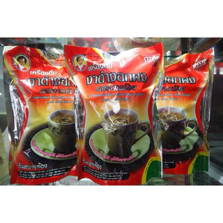 แม่อุษา อาหารเสริม เครื่องดื่ม งาดำงอกผง รสหวานน้อย Germinated Black sesame drink powder (less sugar)