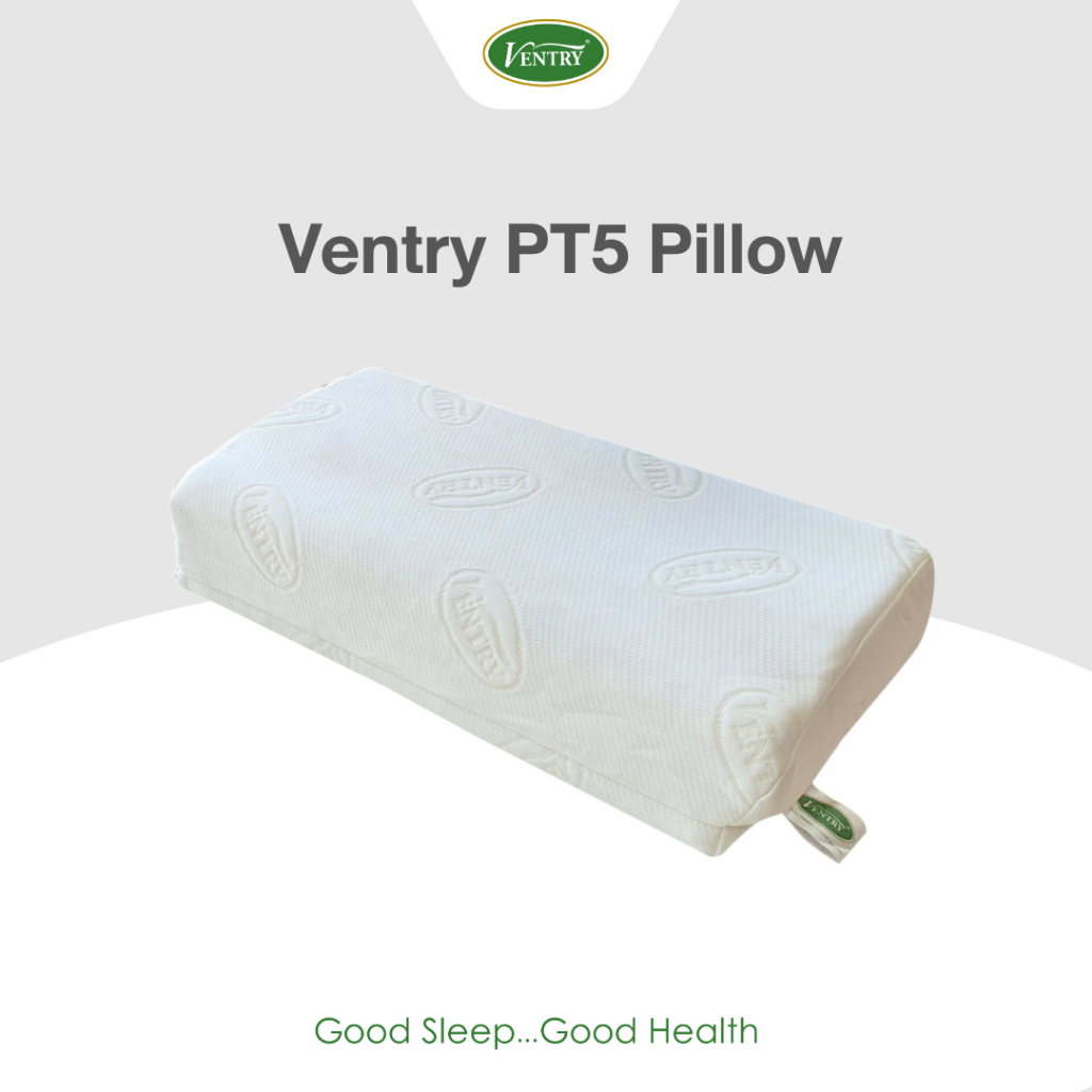 Ventry PT5  หมอนเพื่อสุขภาพ ยางพาราธรรมชาติแท้100%