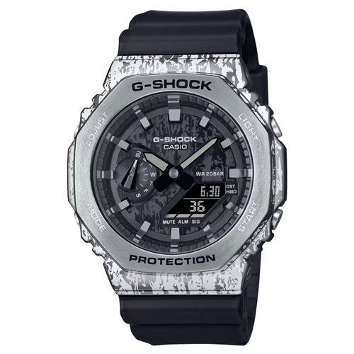 G-Shock นาฬิกาข้อมือผู้ชาย สายเรซิ่น สีดำ รุ่น GM-2100,GM-2100GC,GM-2100GC-1A