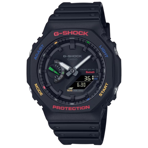 G-Shock นาฬิกาข้อมือผู้ชาย สายเรซิ่น สีดำ รุ่น GA-B2100,GA-B2100FC,GA-B2100FC-1A