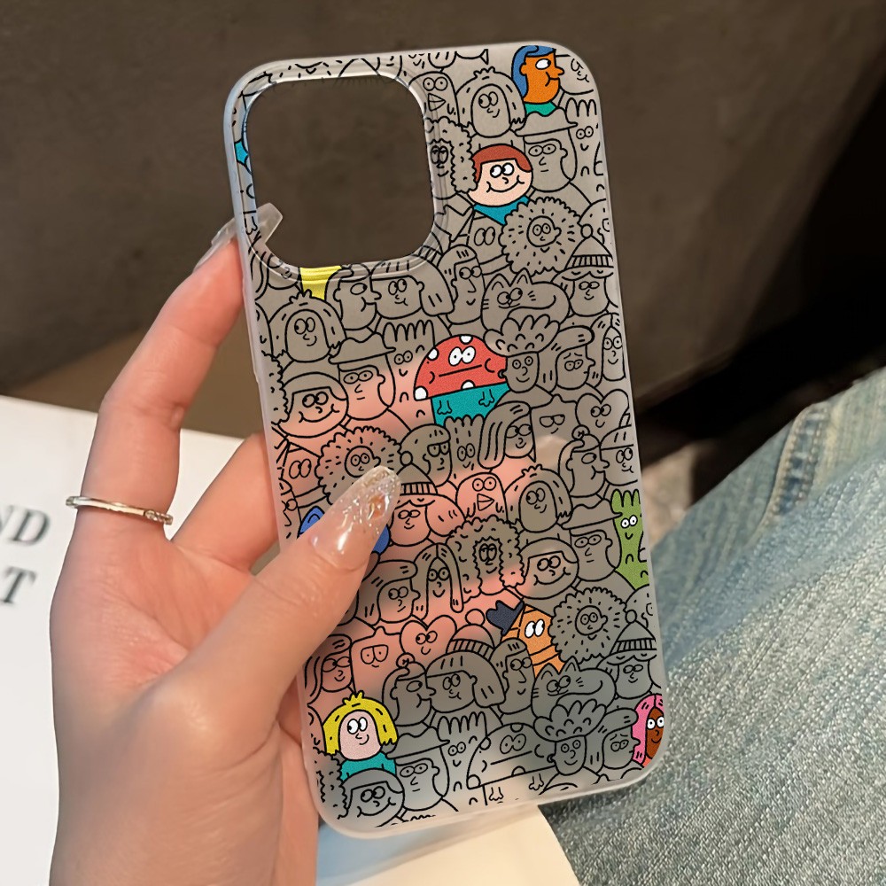 🚚COD🚚 เคสทรศัพท์ For iPhone17 16 11 13 15 Pro Max Case iPhone 11 12 13 14 15 Pro Max 14 15 Plus เคสใสไอโฟน เคส เนื้อแมท - รูปที่ 4