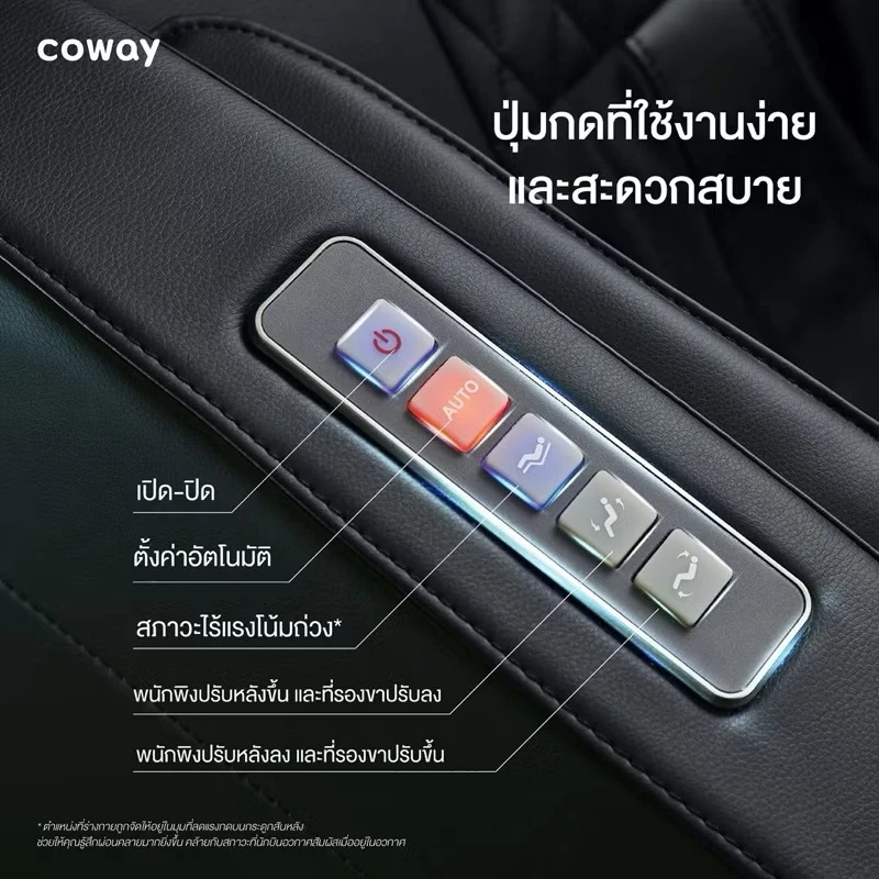 6.6[ทักแชทก่อนสั่งซื้อ]🔥โปรx6🔥เก้าอี้นวดโคเวย์ 🔥ลด50% 5เดือนแรก🔥ราคาต่อเดือน ติดตั้งฟรี ดูแลฟรี 5ปี thumbnail 5